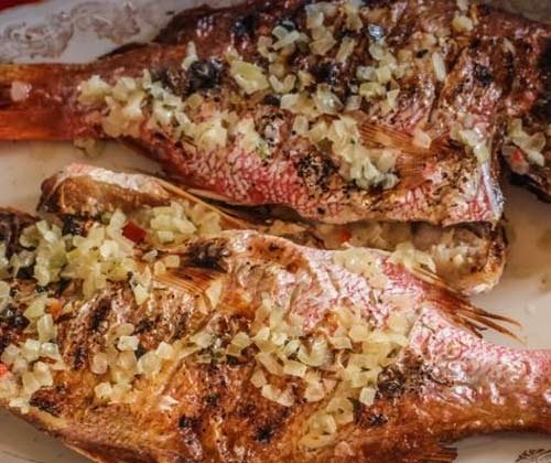 Gastronomie créole : poisson grillé